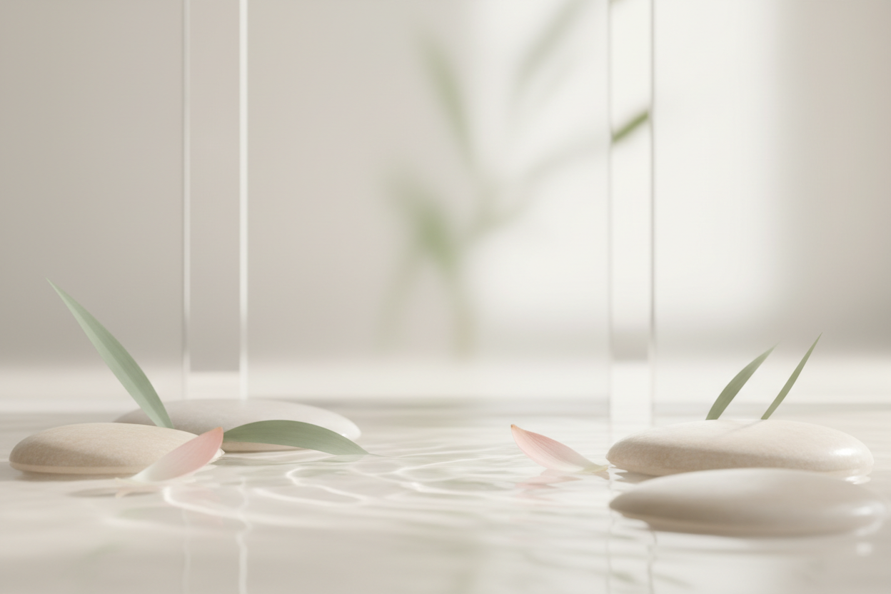 need a background reflecting a luxury store that focuses on beauty, skincare and wellness as the background of the website